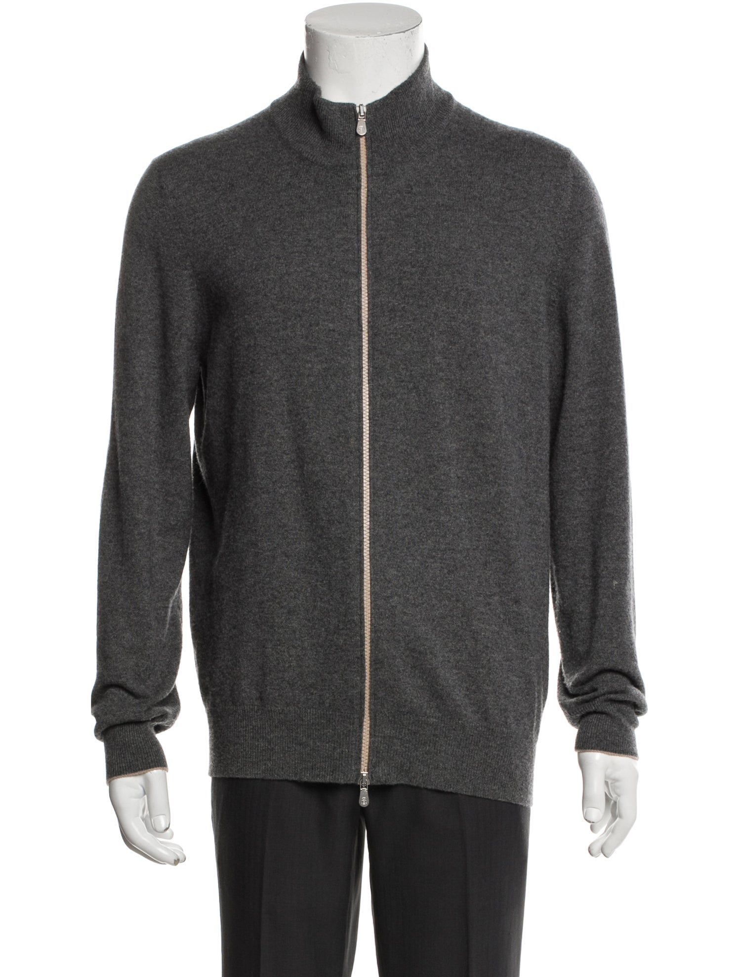 Brunello Cucinelli Cashmere Turtleneck Cardigan