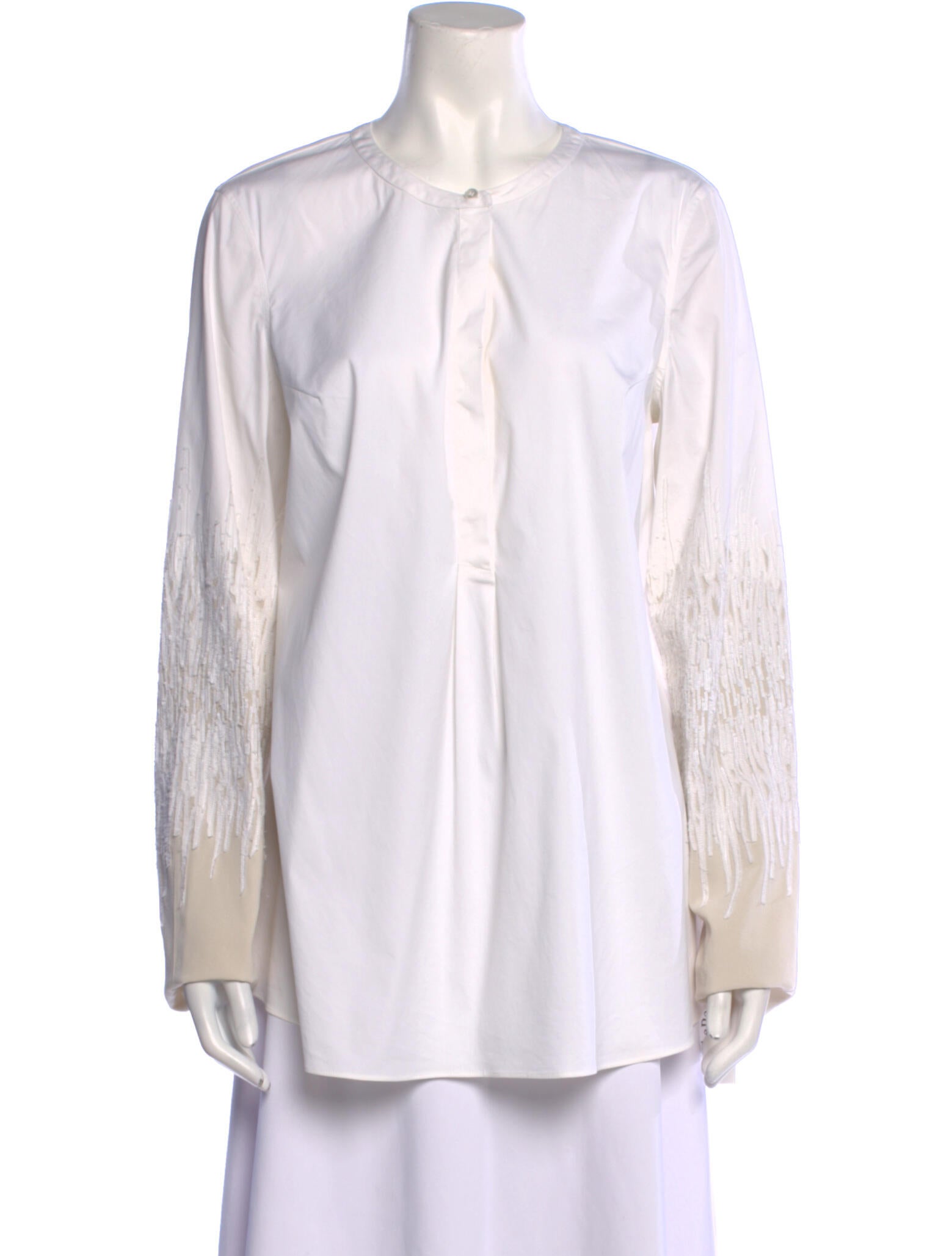 Brunello Cucinelli Crew Neck Long Sleeve Tunic