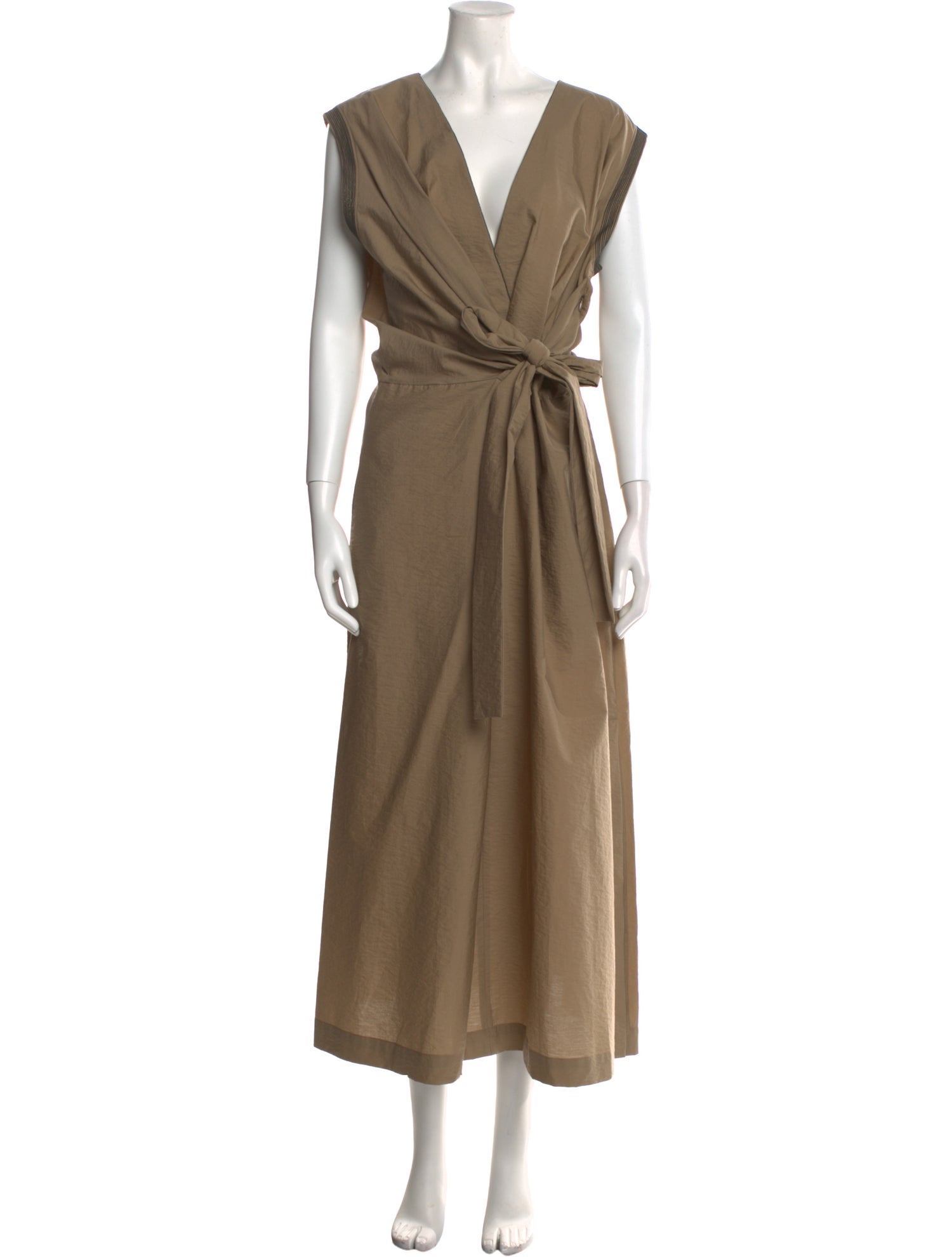 Brunello Cucinelli V-Neck Long Dress w/ Tags
