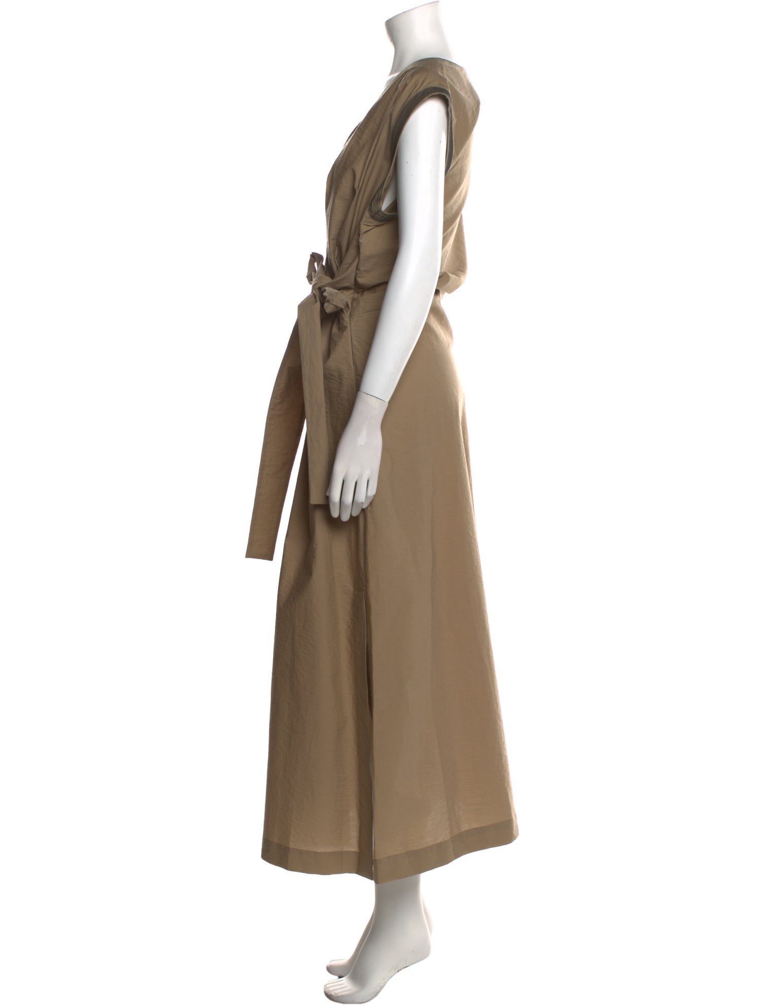 Brunello Cucinelli V-Neck Long Dress w/ Tags