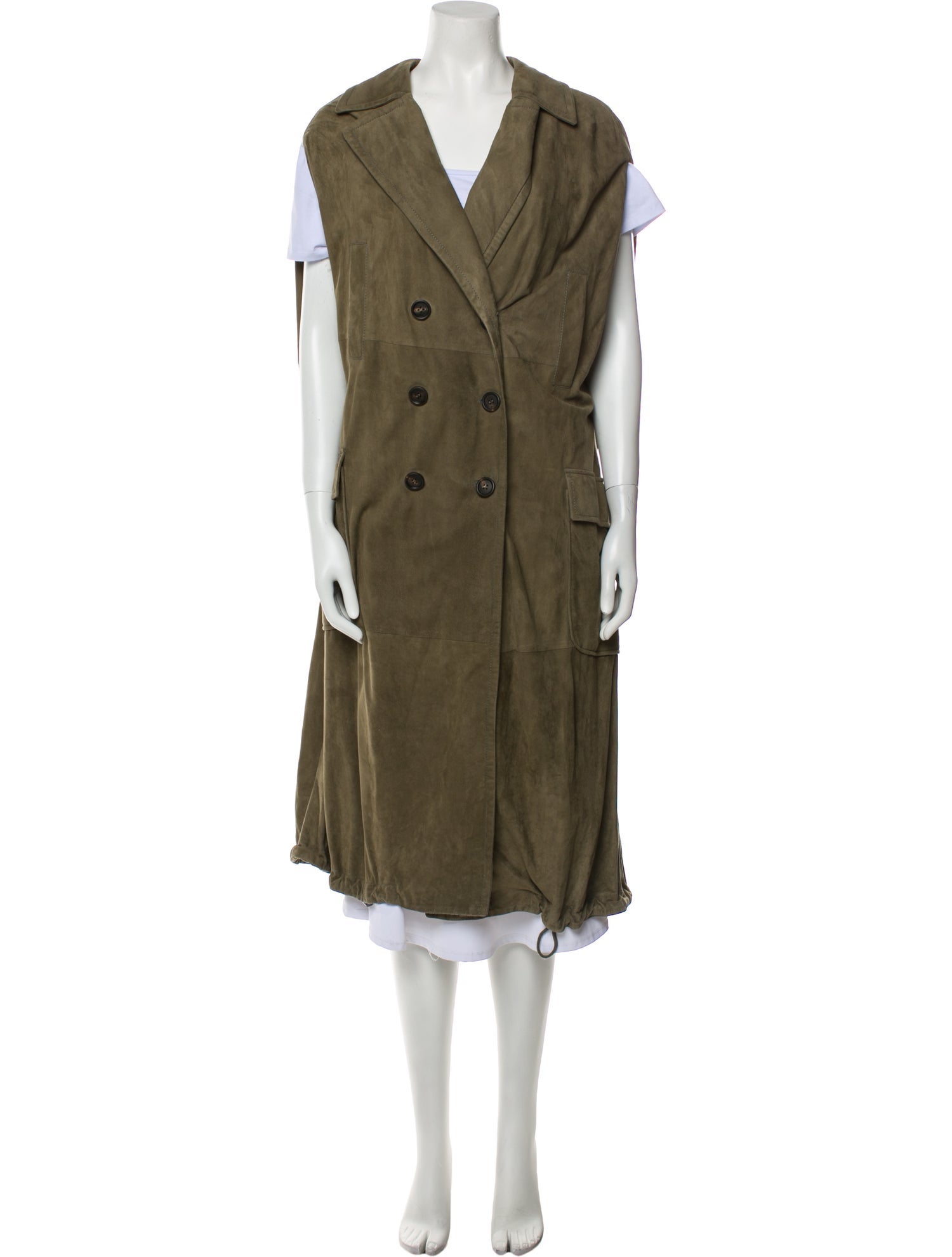 Brunello Cucinelli Leather Coat