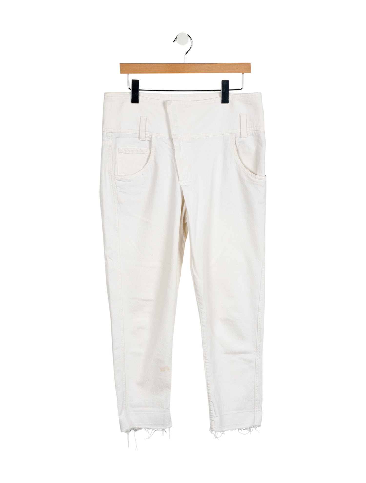 Brunello Cucinelli High-Rise Straight Leg Jeans