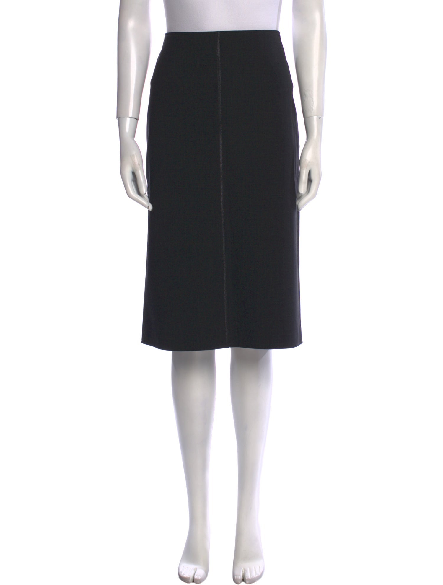 Brunello Cucinelli Virgin Wool Knee-Length Skirt