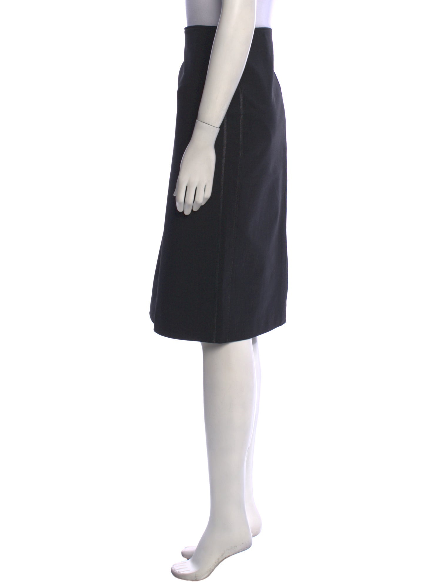 Brunello Cucinelli Virgin Wool Knee-Length Skirt