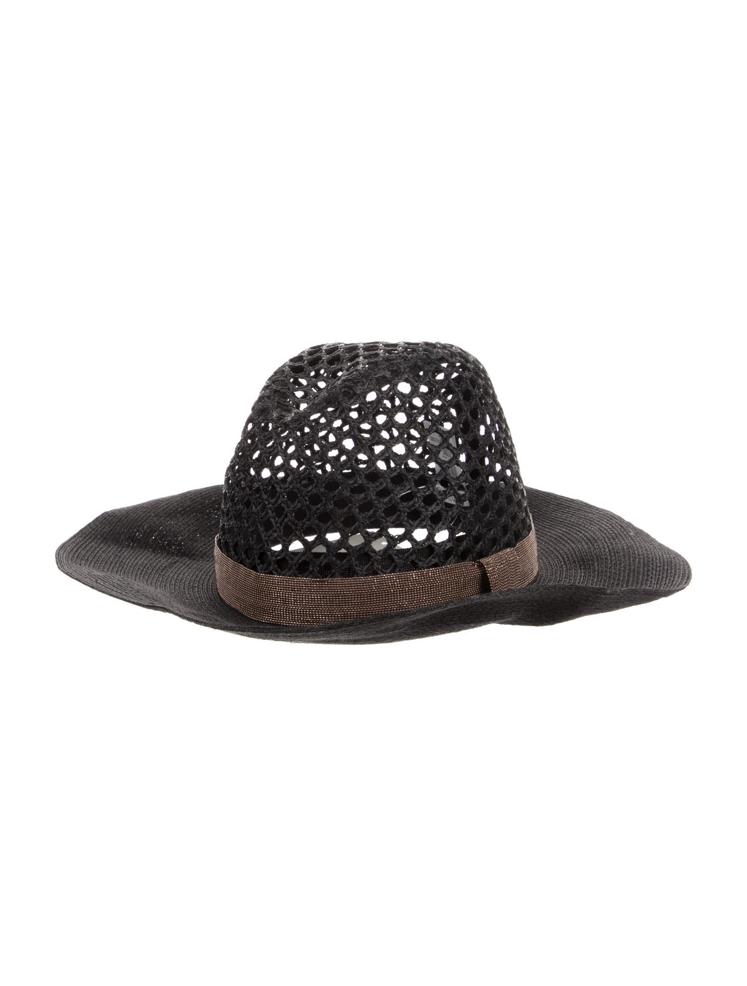 Brunello Cucinelli Viscose Blend Fedora Hat