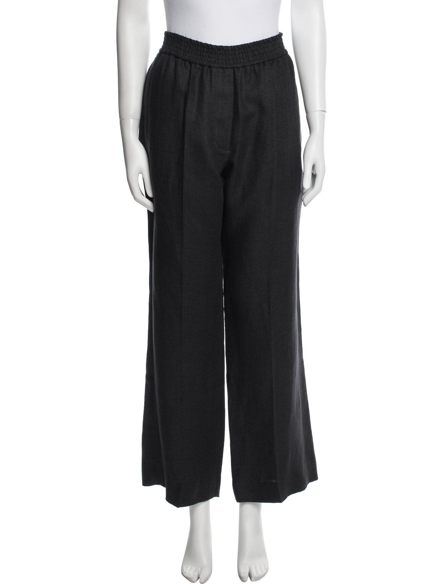 Brunello Cucinelli Linen Wide Leg Pants