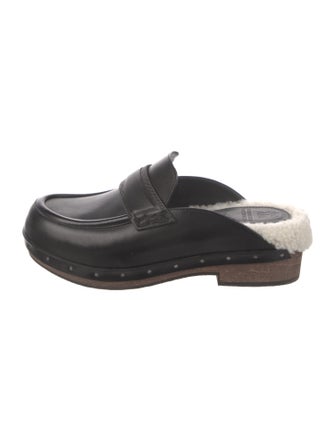 Brunello Cucinelli Monili Leather Mules