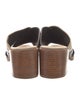 Brunello Cucinelli Monili Leather Slides