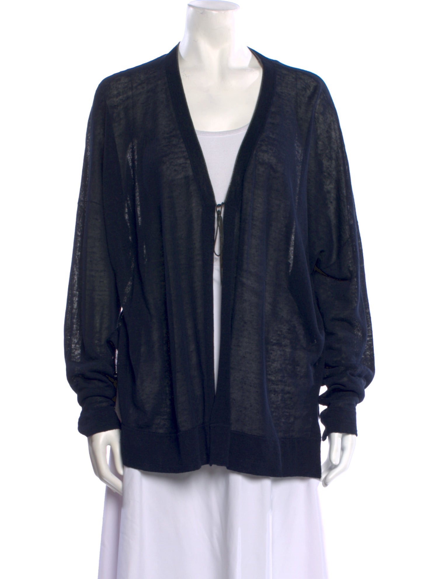 Brunello Cucinelli Linen V-Neck Sweater