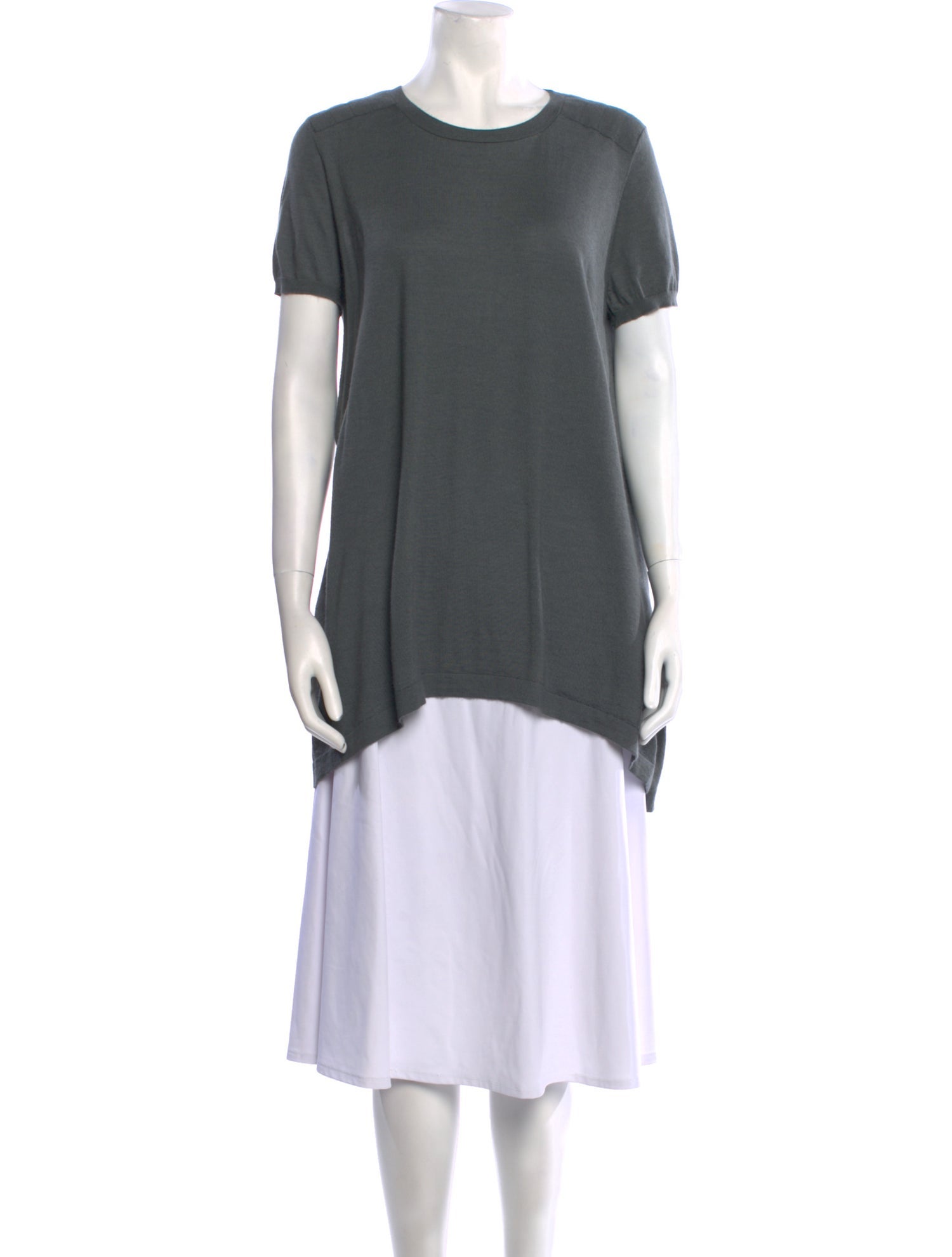 Brunello Cucinelli Cashmere Crew Neck T-Shirt