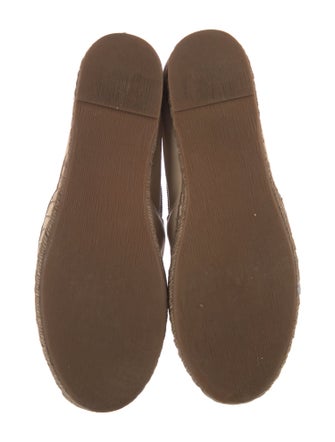 Brunello Cucinelli Monili Leather Espadrilles