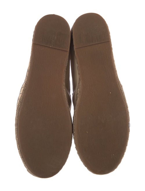 Brunello Cucinelli Monili Leather Espadrilles