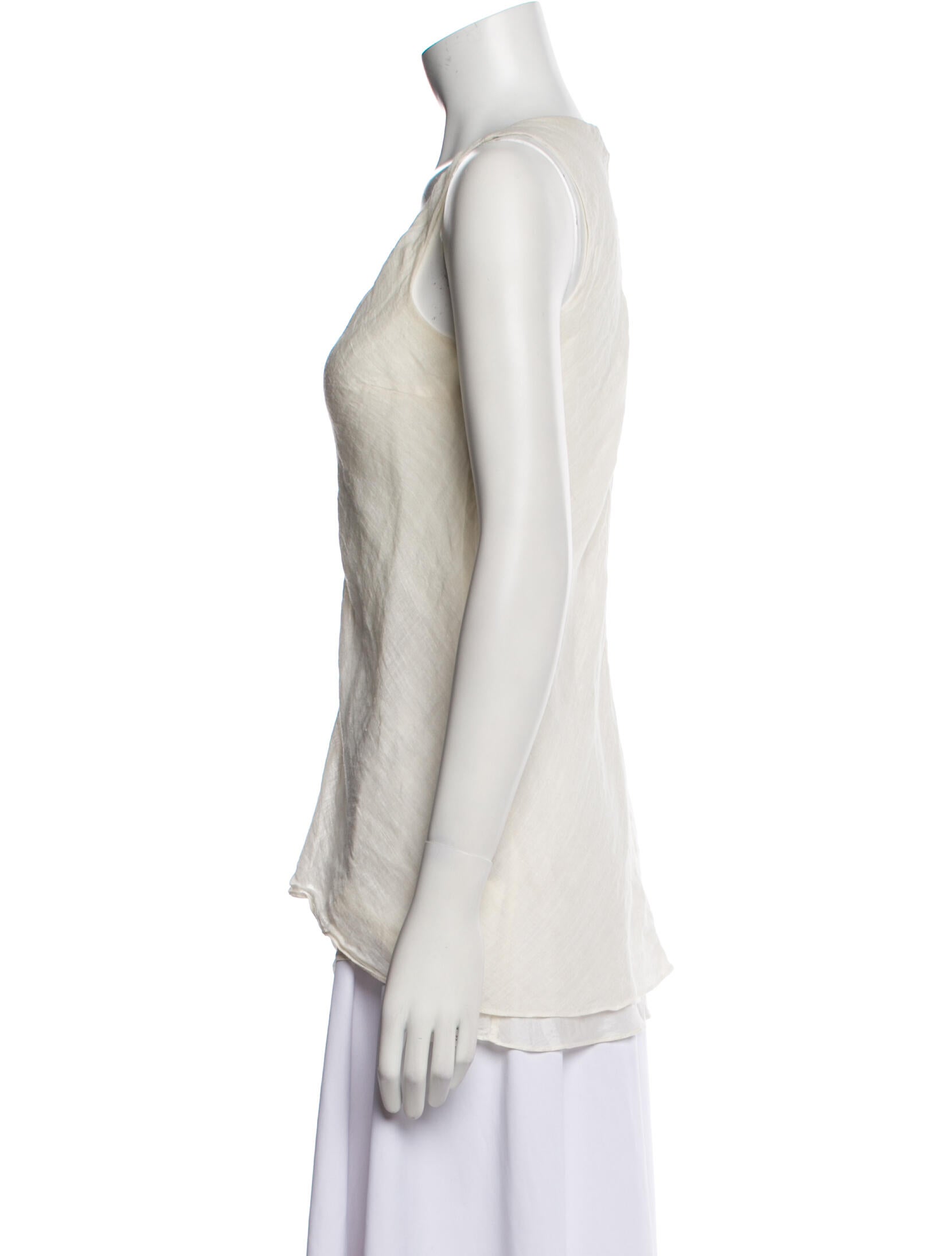 Brunello Cucinelli Silk V-Neck Top