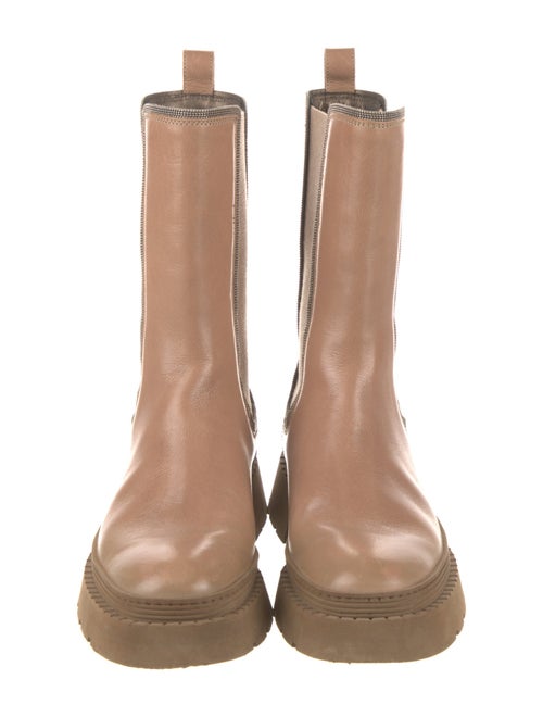 Brunello Cucinelli Monili Suede Chelsea Boots