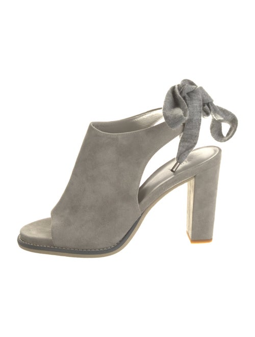 Brunello Cucinelli Suede Slingback Sandals