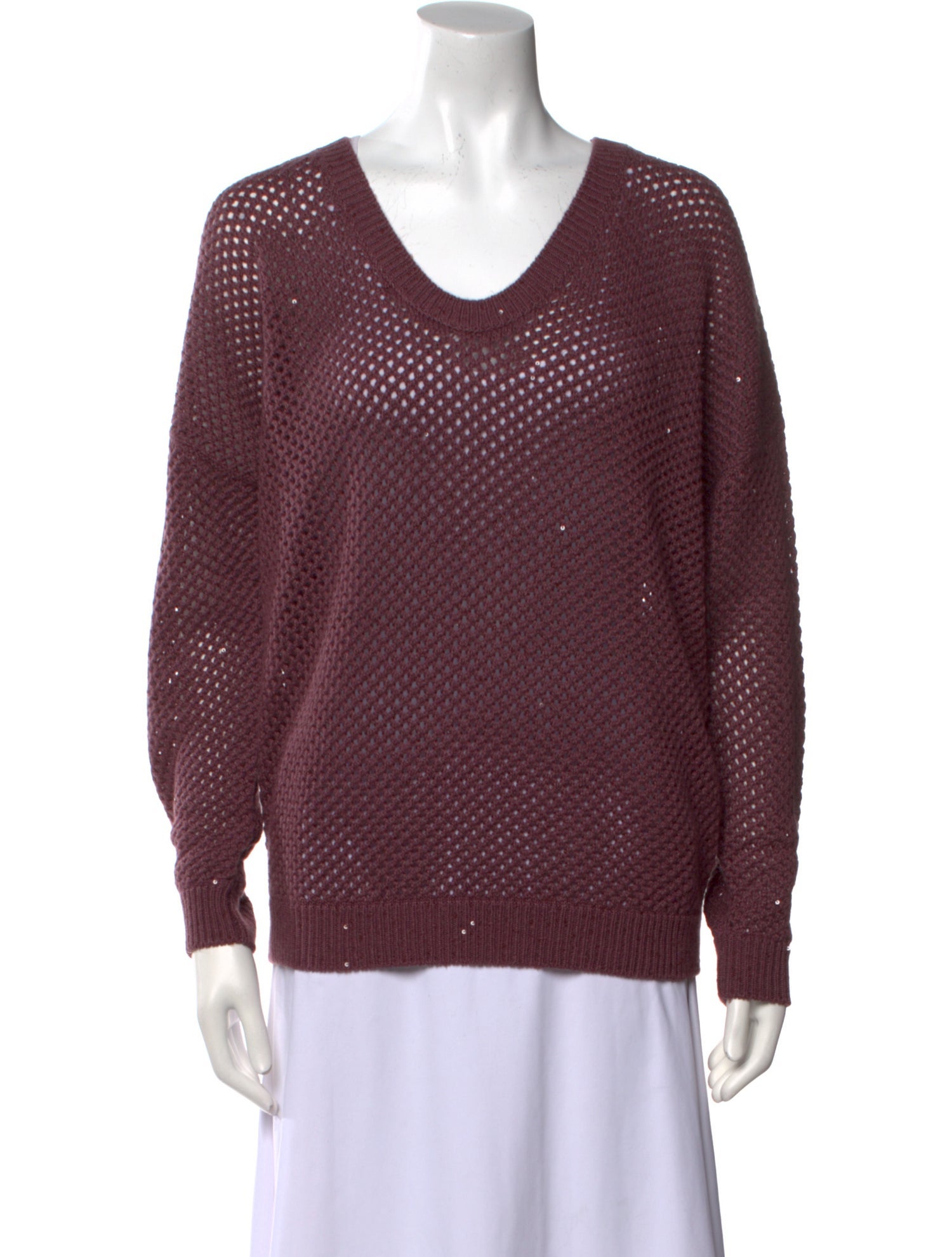 Brunello Cucinelli Cashmere V-Neck Sweater w/ Tags