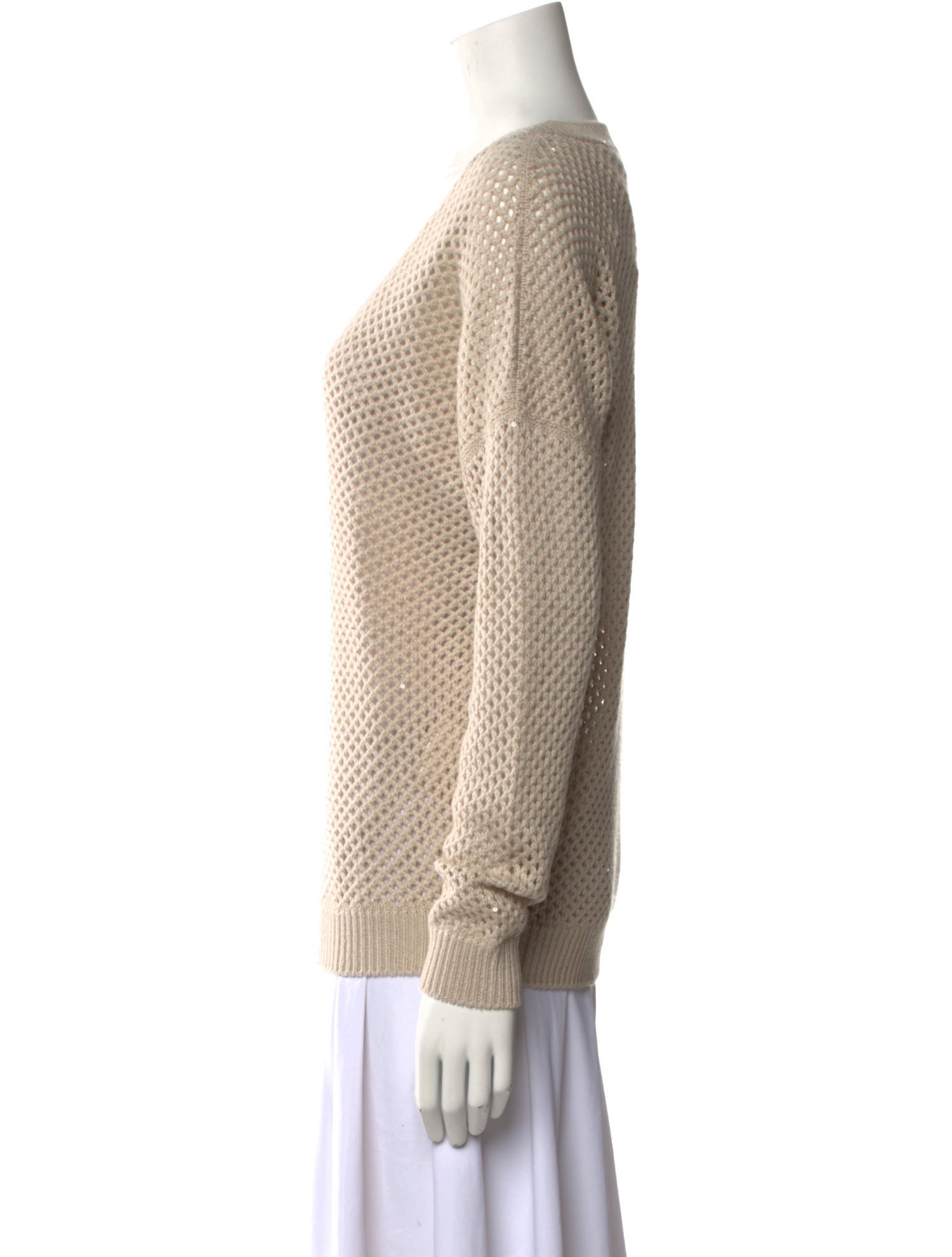 Brunello Cucinelli Cashmere Scoop Neck Sweater w/ Tags