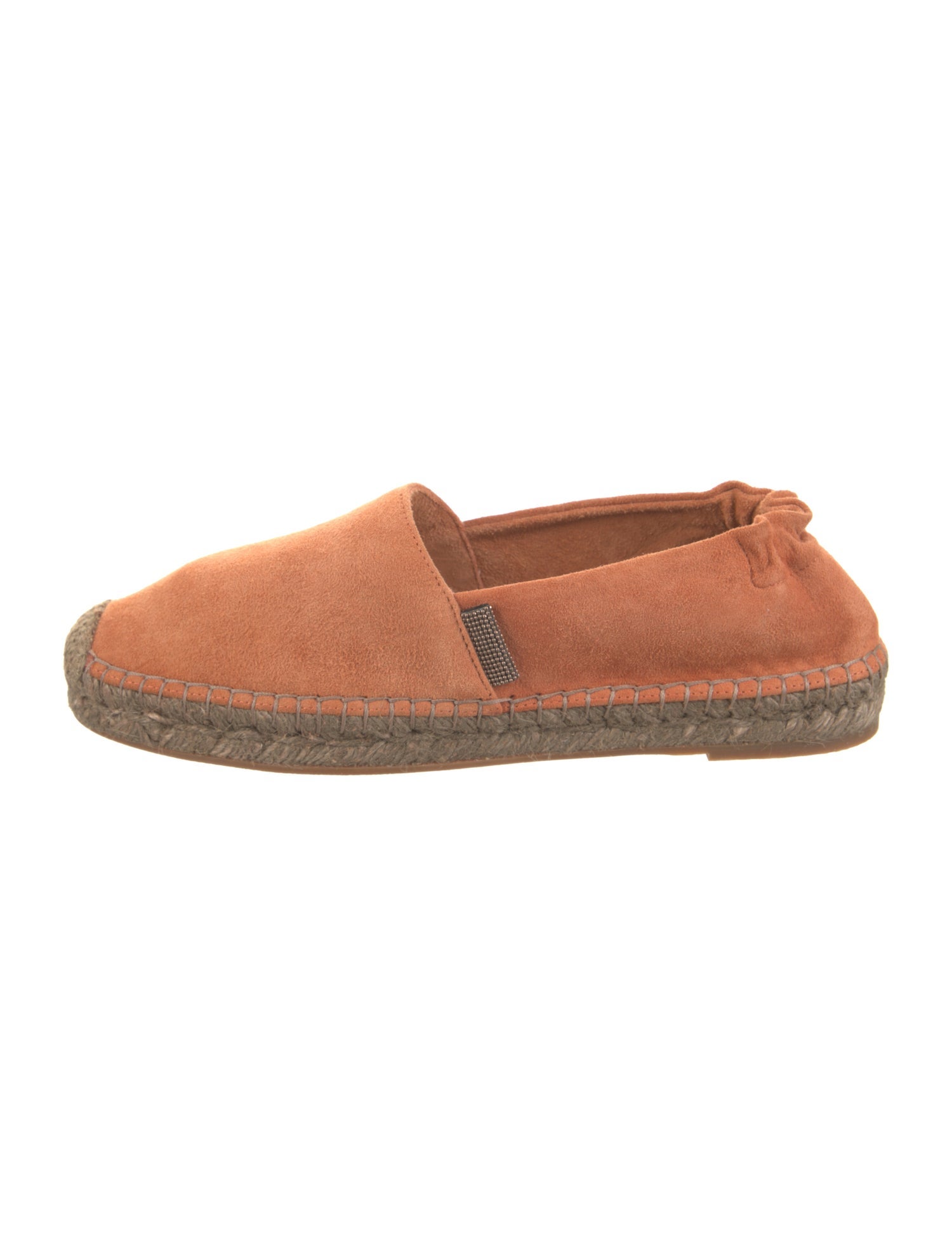 Brunello Cucinelli Suede Braided Accents Espadrilles w/ Tags