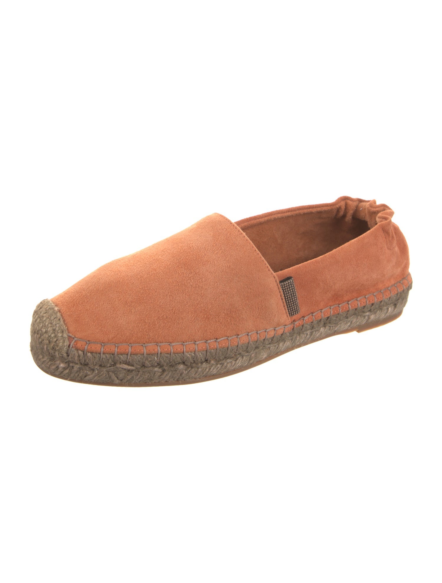 Brunello Cucinelli Suede Braided Accents Espadrilles w/ Tags