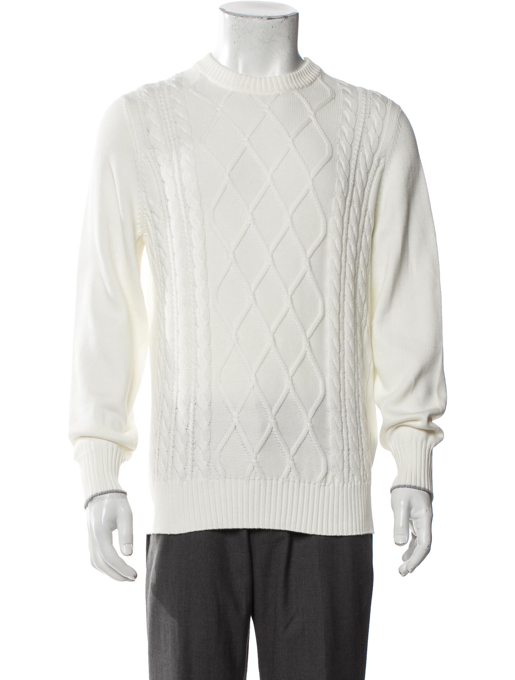 Brunello Cucinelli Crew Neck Long Sleeve Pullover