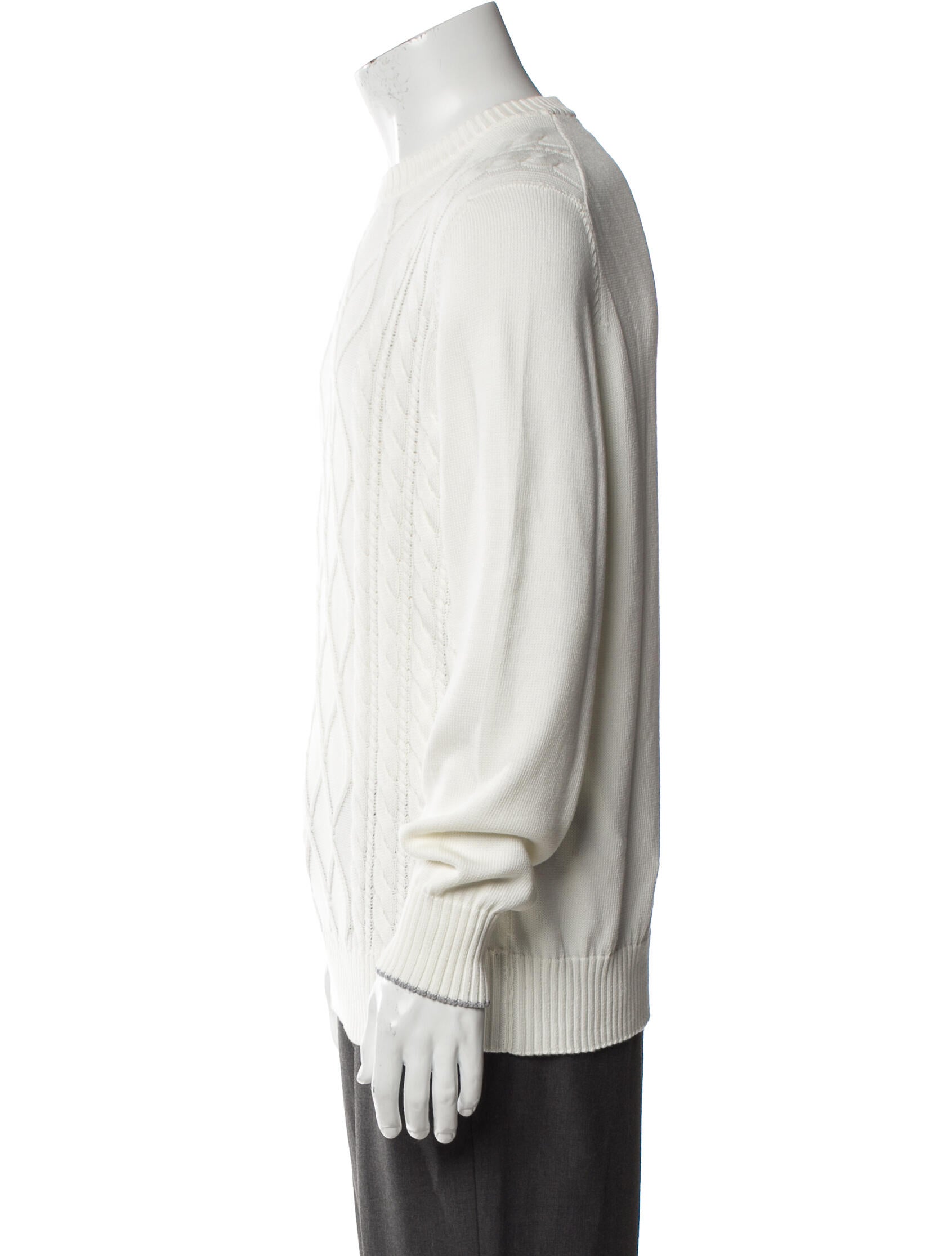 Brunello Cucinelli Crew Neck Long Sleeve Pullover