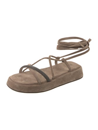 Brunello Cucinelli Suede Espadrilles