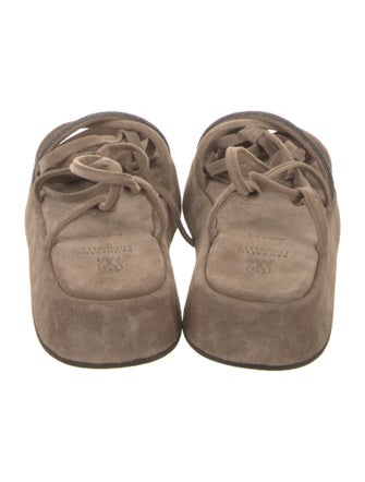 Brunello Cucinelli Suede Espadrilles