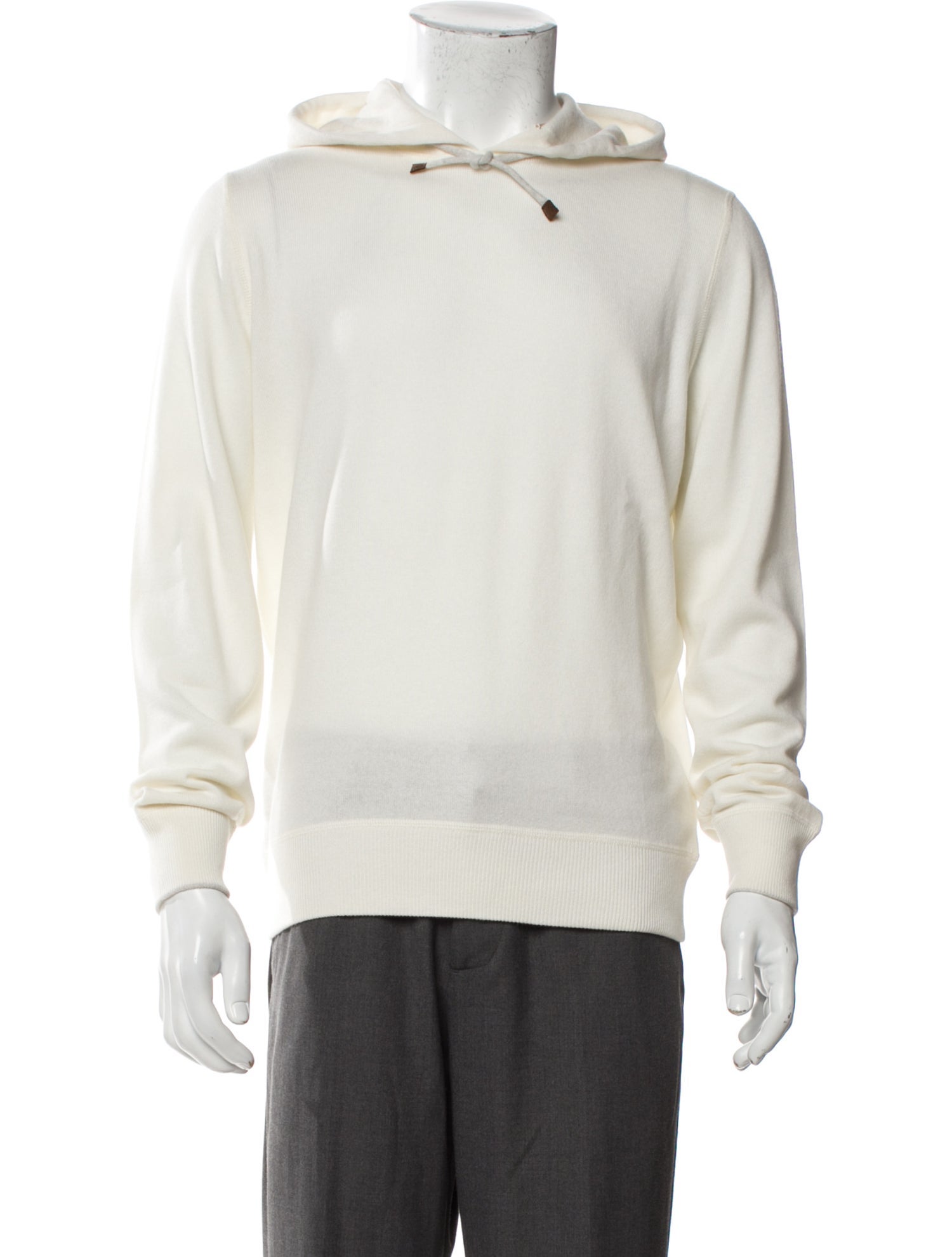Brunello Cucinelli Cashmere V-Neck Hoodie w/ Tags