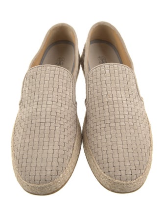 Brunello Cucinelli Suede Braided Accents Espadrilles