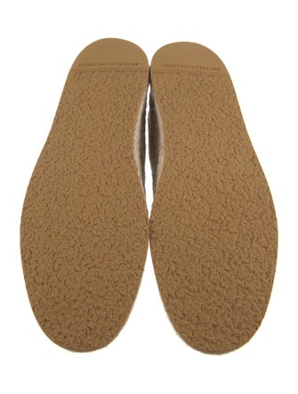 Brunello Cucinelli Suede Braided Accents Espadrilles