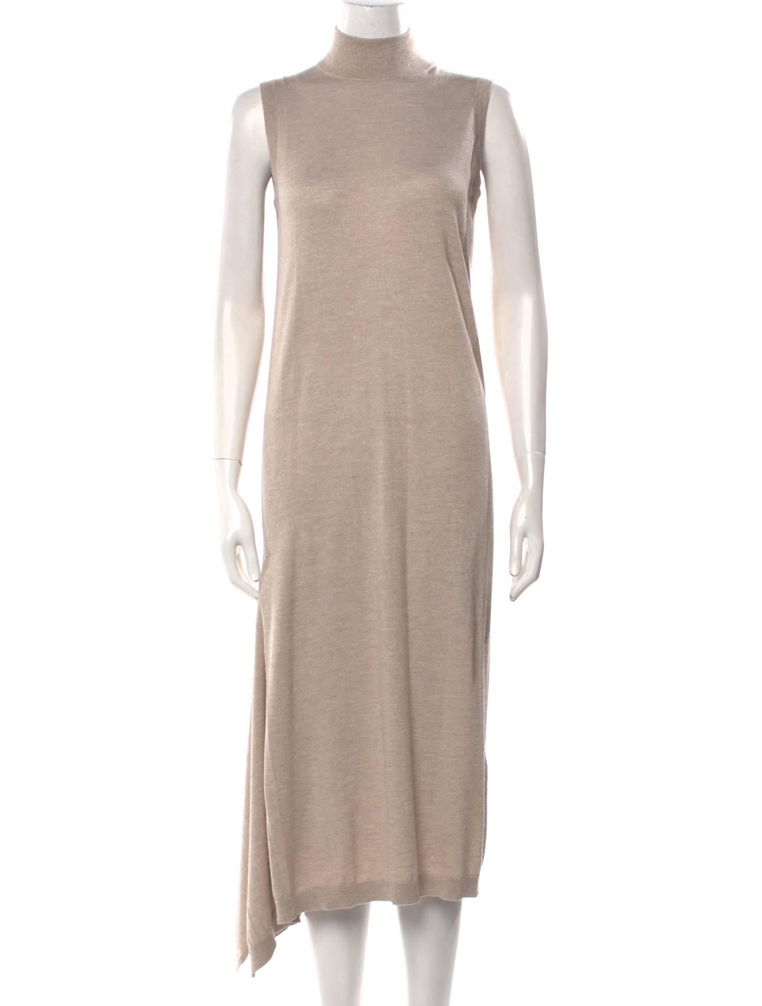Brunello Cucinelli Cashmere Midi Length Dress w/ Tags