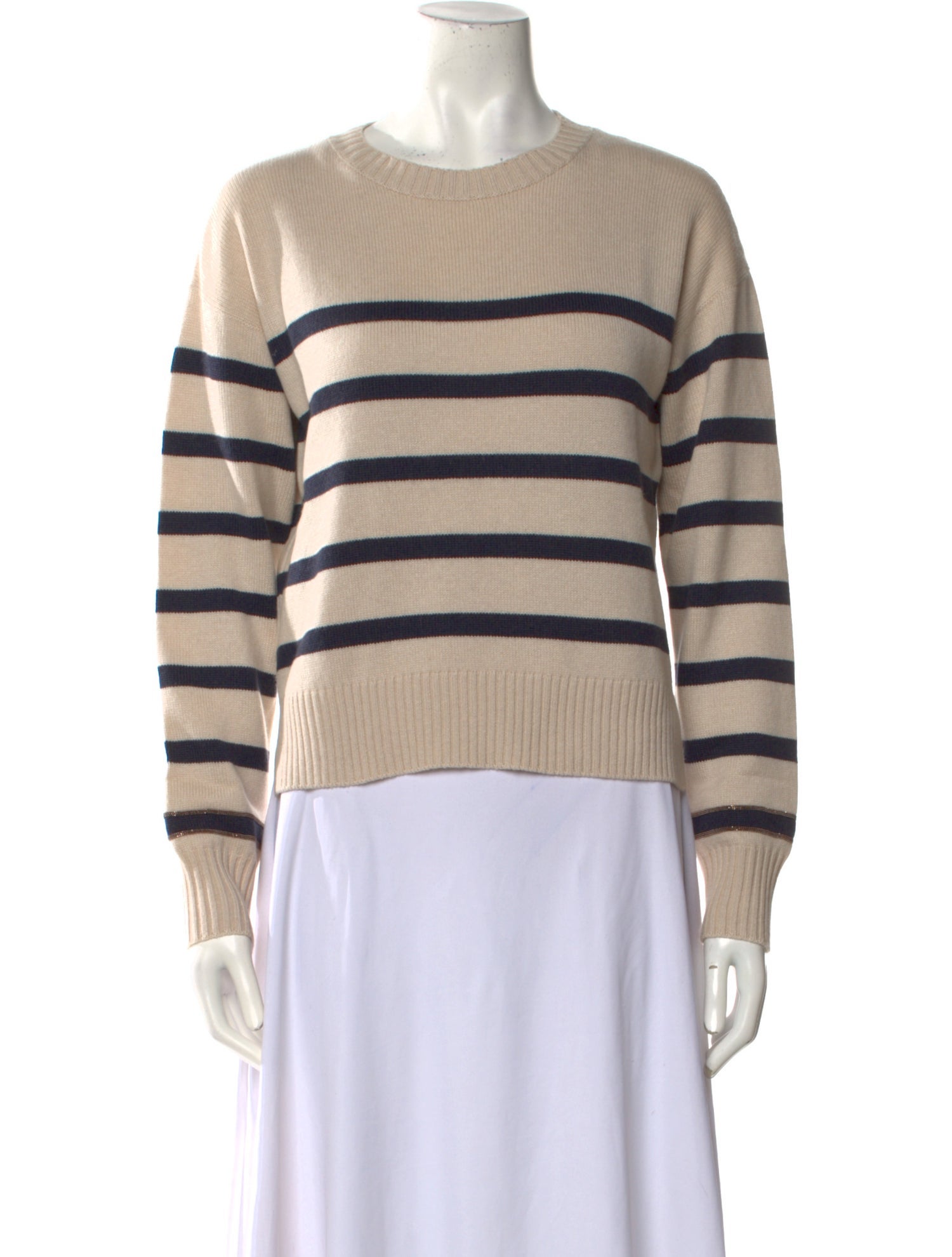 Brunello Cucinelli Cashmere Striped Sweater