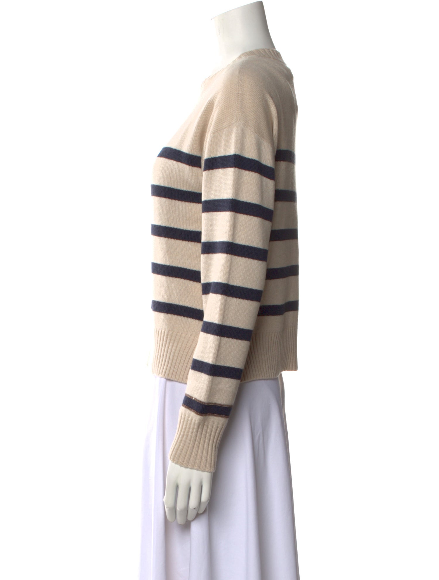 Brunello Cucinelli Cashmere Striped Sweater