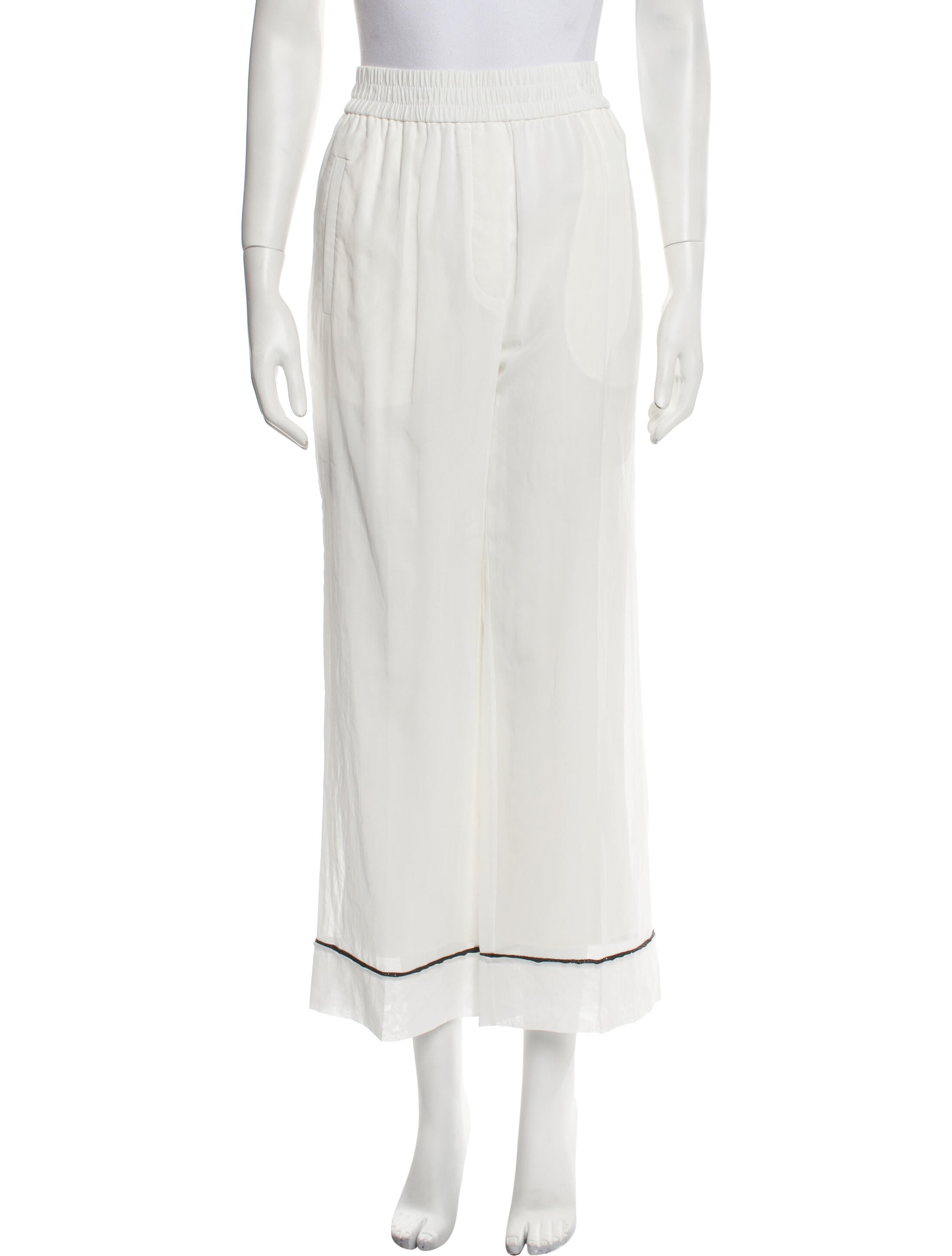 Brunello Cucinelli Wide Leg Pants