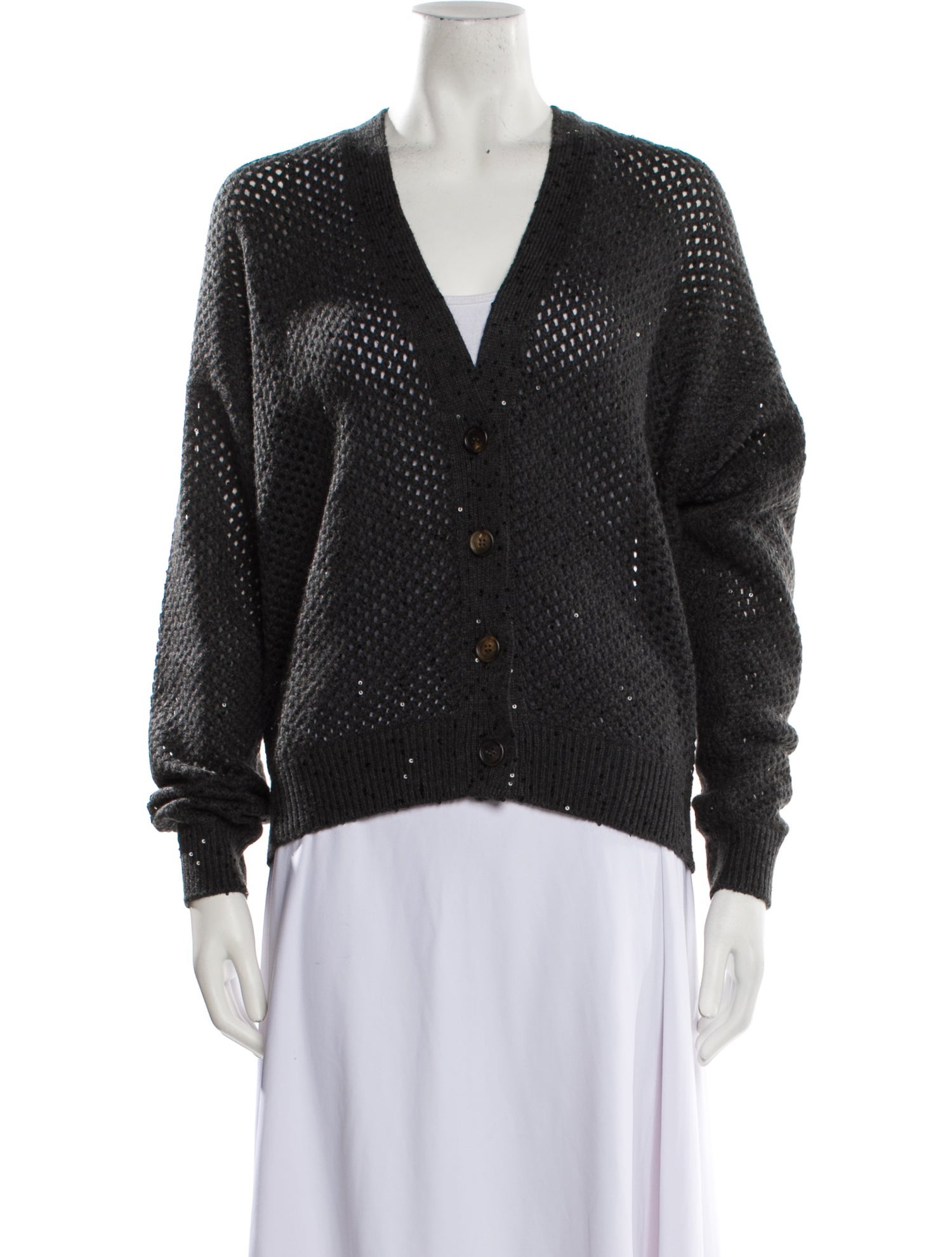 Brunello Cucinelli Cashmere V-Neck Sweater