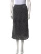 Brunello Cucinelli Mohair Midi Length Skirt