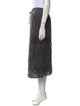 Brunello Cucinelli Mohair Midi Length Skirt