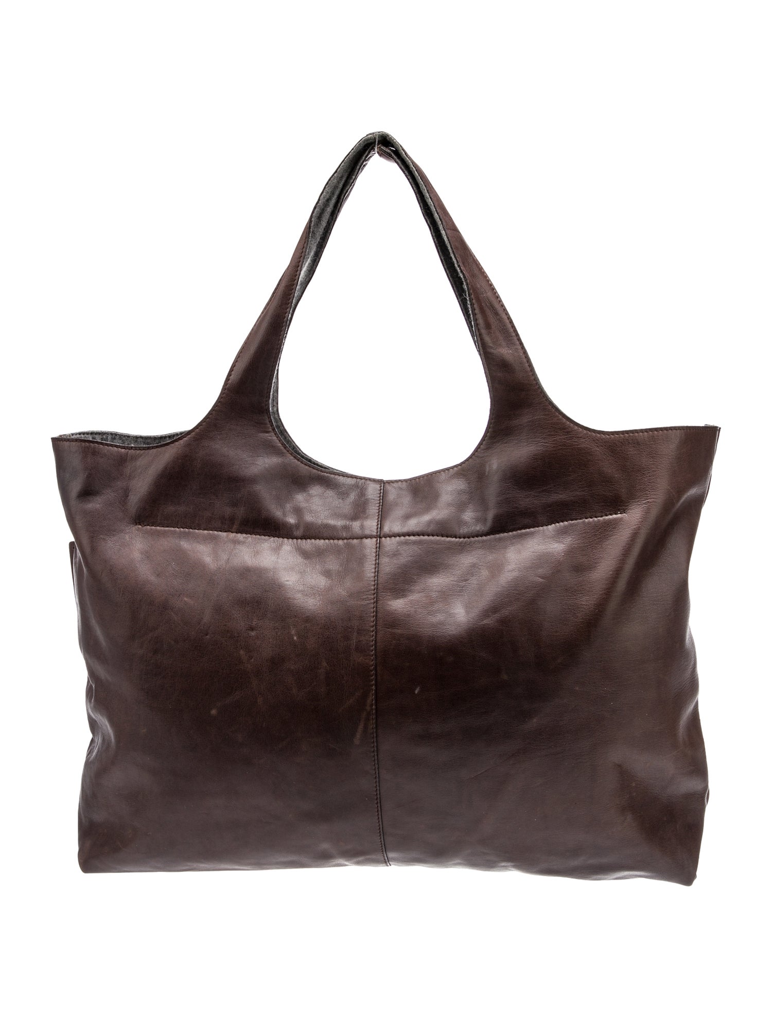 Brunello Cucinelli Leather Shoulder Bag