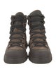 Brunello Cucinelli Suede Beaded Accents Combat Boots