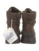 Brunello Cucinelli Suede Beaded Accents Combat Boots