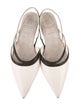 Brunello Cucinelli Leather Beaded Accents Slides