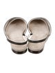Brunello Cucinelli Leather Beaded Accents Slides