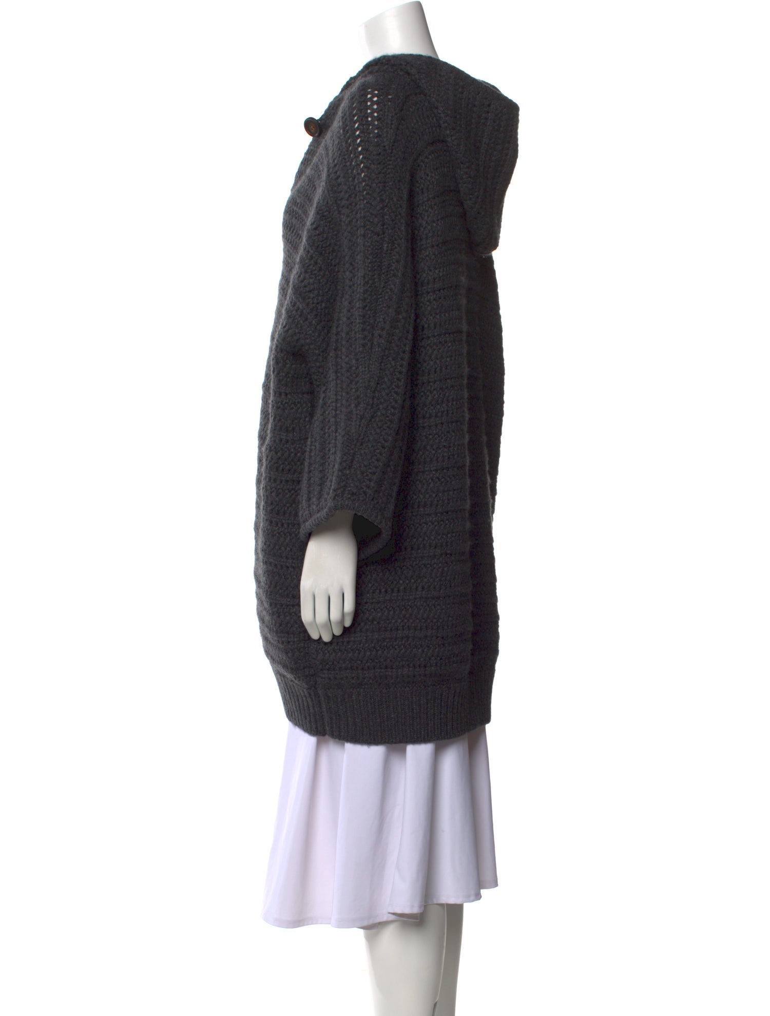 Brunello Cucinelli Cashmere Open Front Sweater