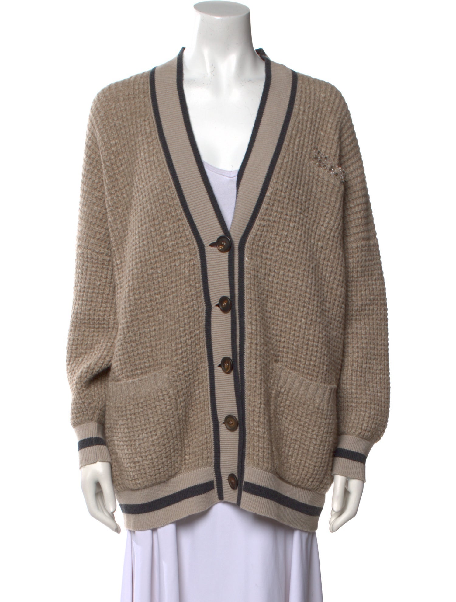 Brunello Cucinelli Wool V-Neck Sweater
