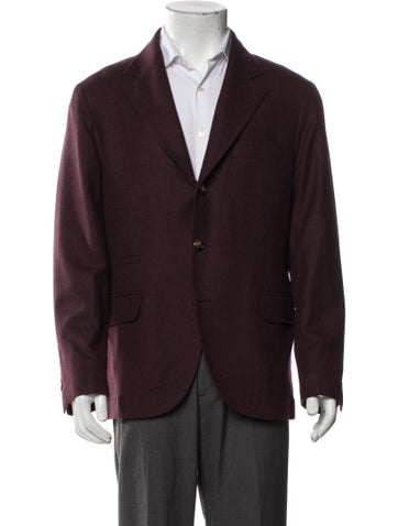Brunello Cucinelli Suiting Wool Blazer L