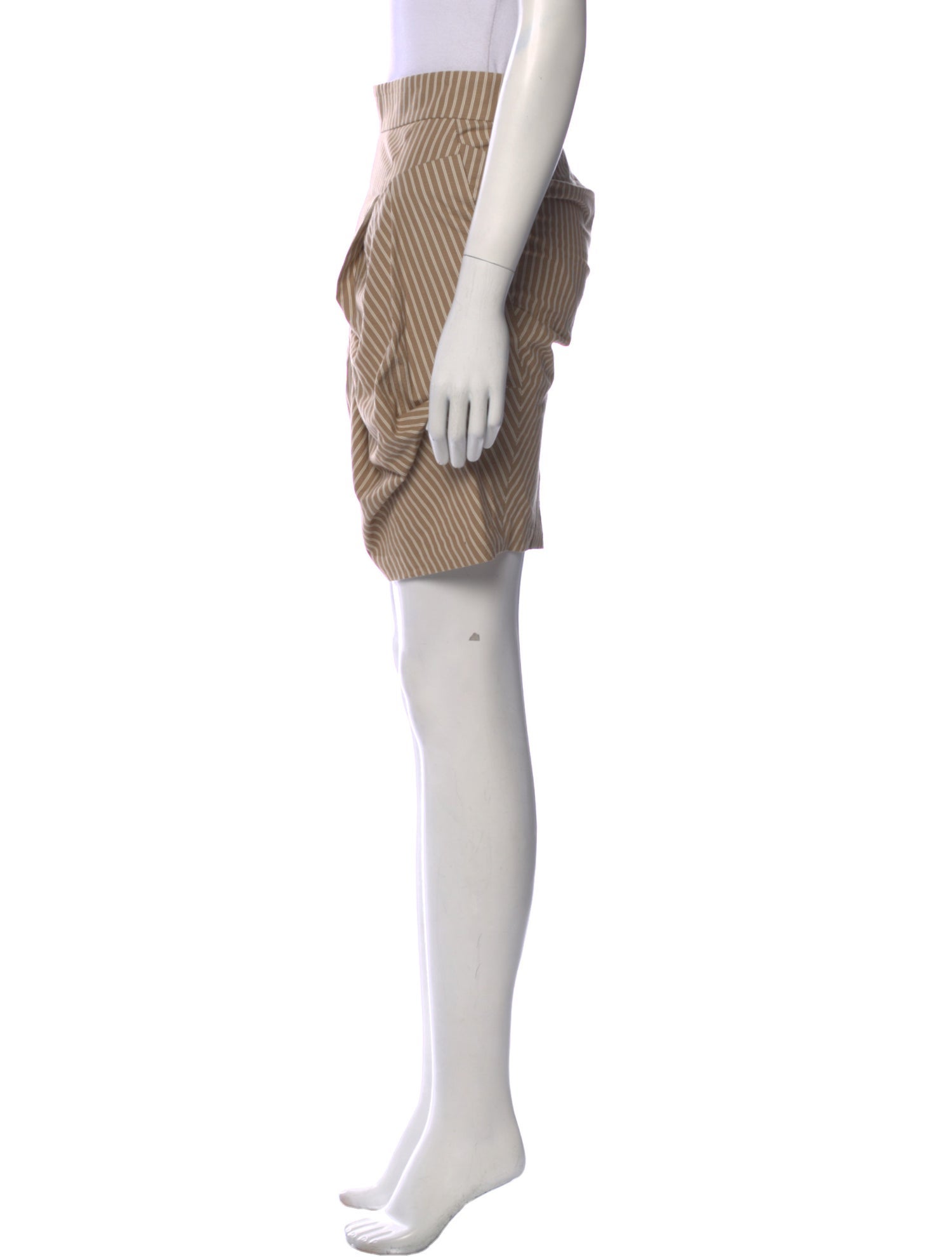 Brunello Cucinelli Striped Mini Skirt