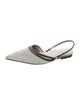 Brunello Cucinelli Monili Suede Slingback Flats