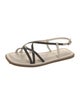 Brunello Cucinelli Monili Leather Sandals
