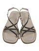 Brunello Cucinelli Monili Leather Sandals