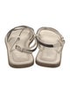 Brunello Cucinelli Monili Leather Sandals